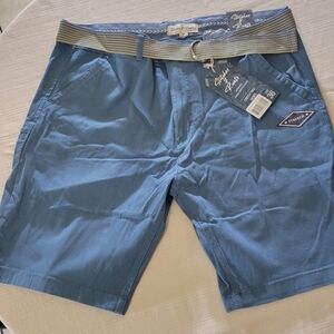 Stitches & Rivets Men's Blue Denim Stretch Twill Shorts Size 36 New